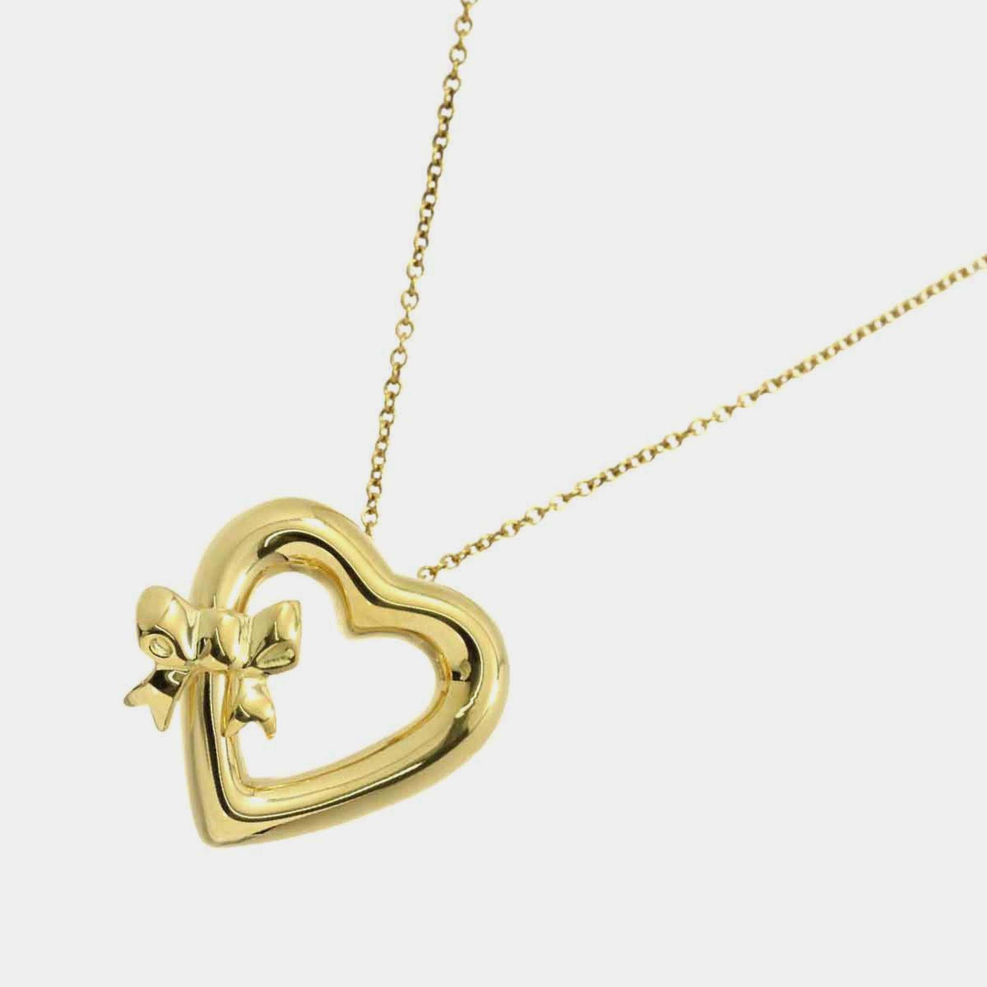 

Tiffany & Co. 18K Yellow Gold Heart Pendant Necklace