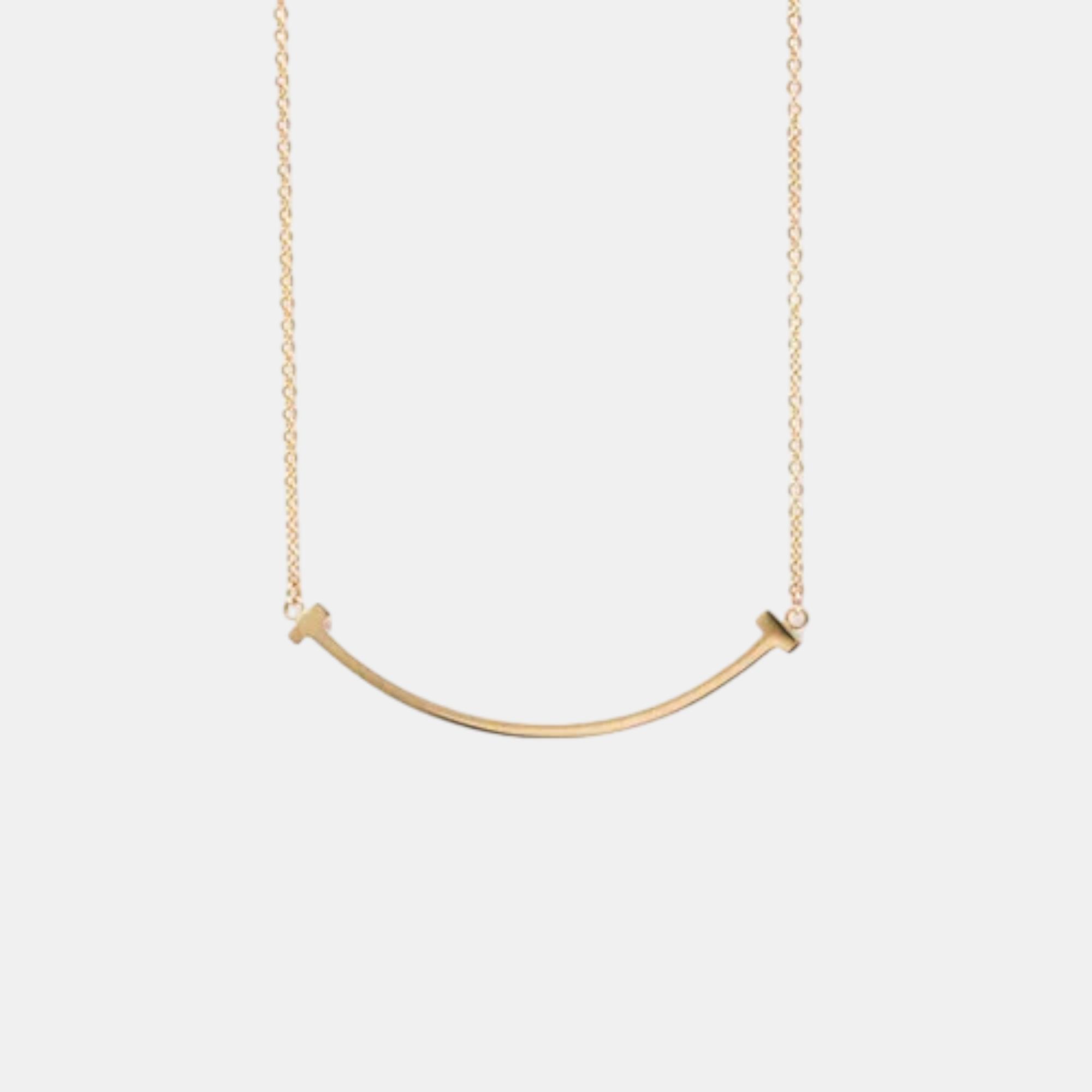 

Tiffany & Co. 18K Rose Gold Smile Pendant Necklace