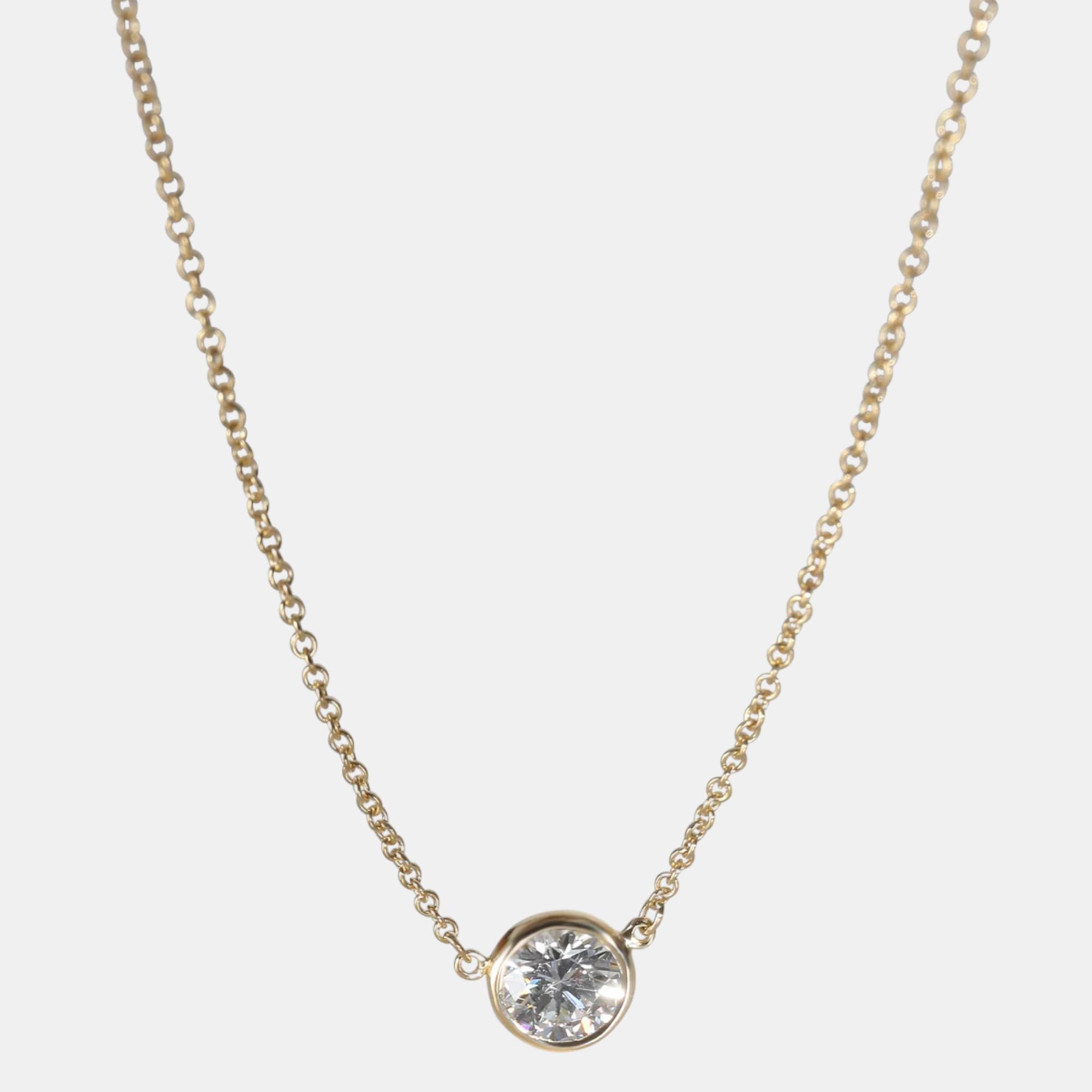 

Tiffany & Co. 18k Yellow Gold Elsa Peretti Fashion Pendant Necklace