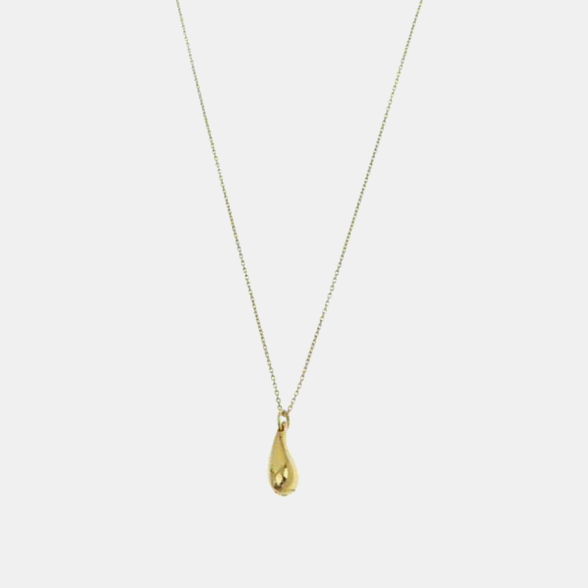 

Tiffany & Co. 18K Yellow Gold Elsa Peretti Teardrop Pendant Necklace