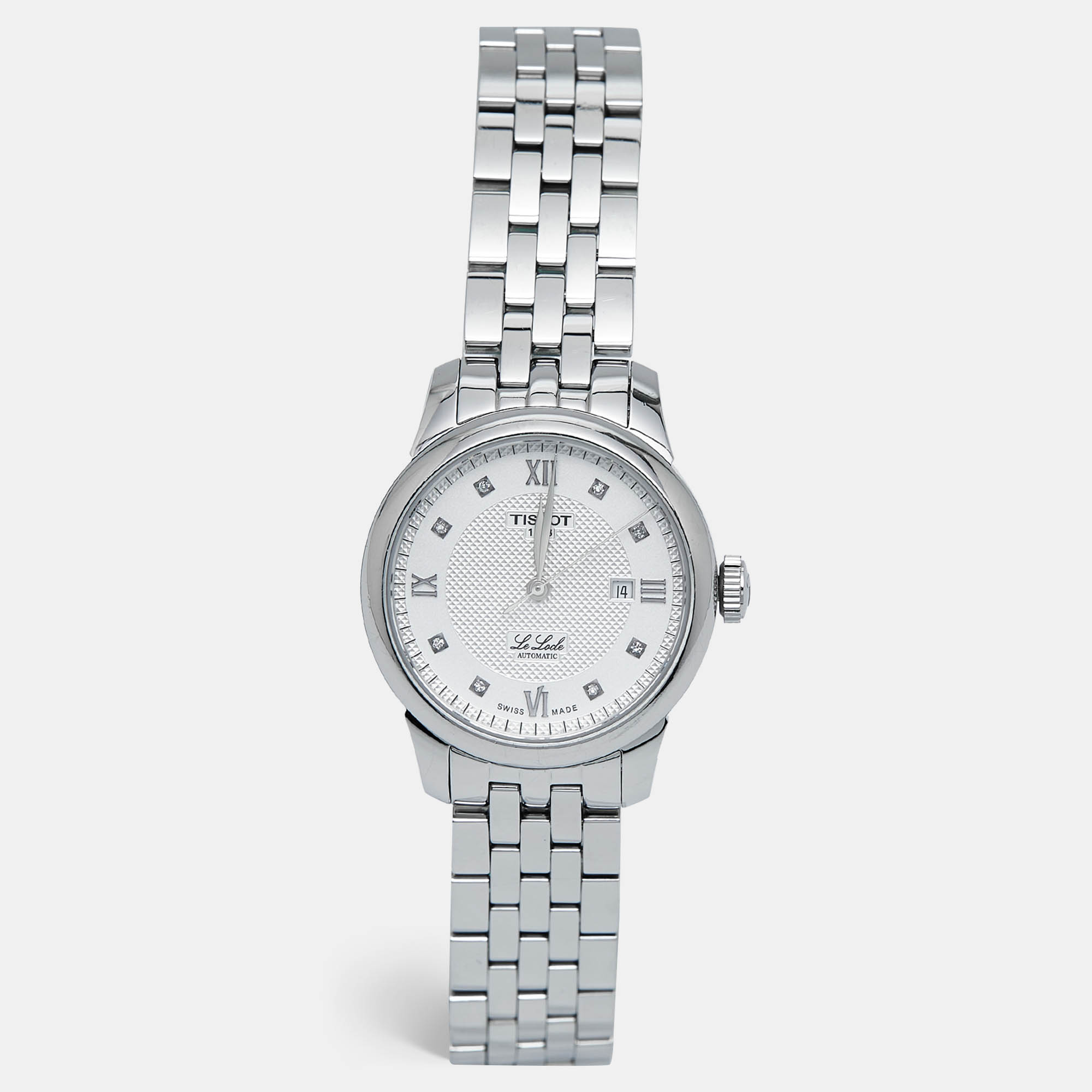 

Tissot Silver Diamond Stainless Steel Le Locle T006.207.11.036.00 Women's Wristwatch