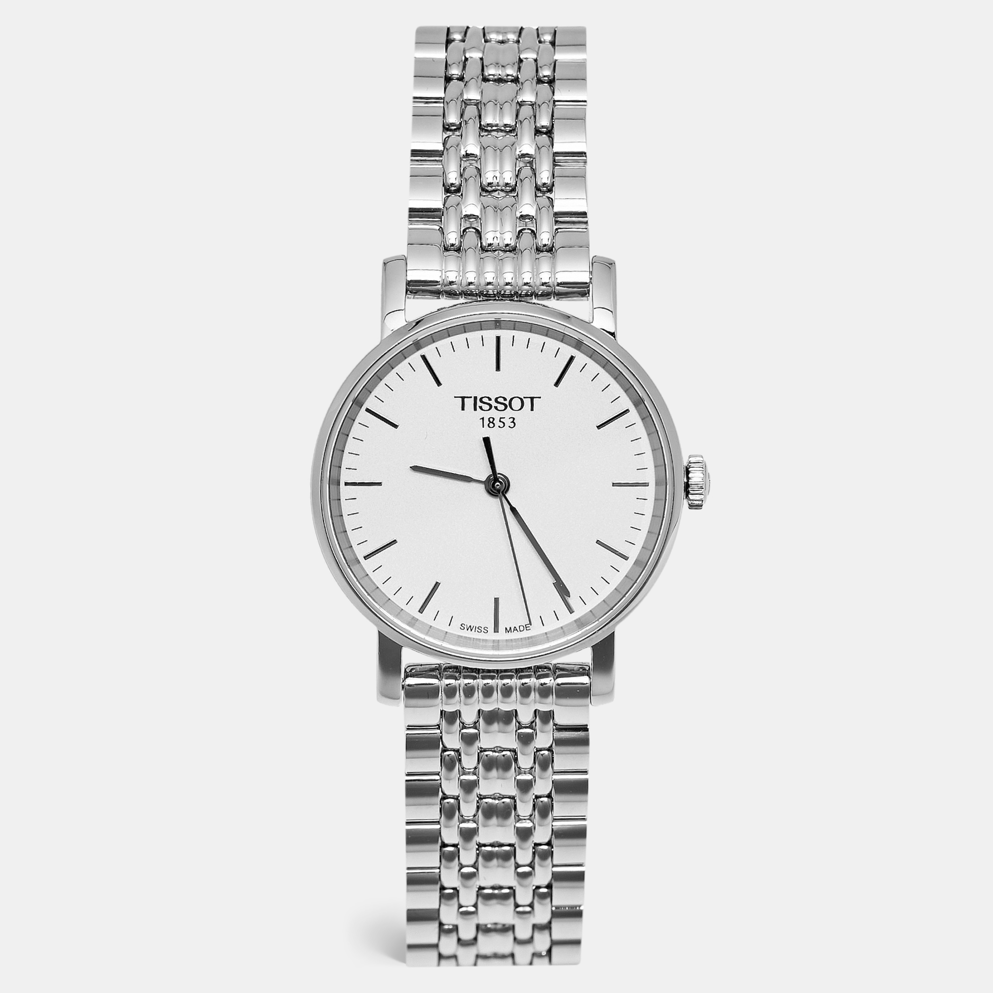 

Tissot T-Classic Everytime T109.210.11.031.00 Silver Dial Stainless Steel Women's Wristwatch