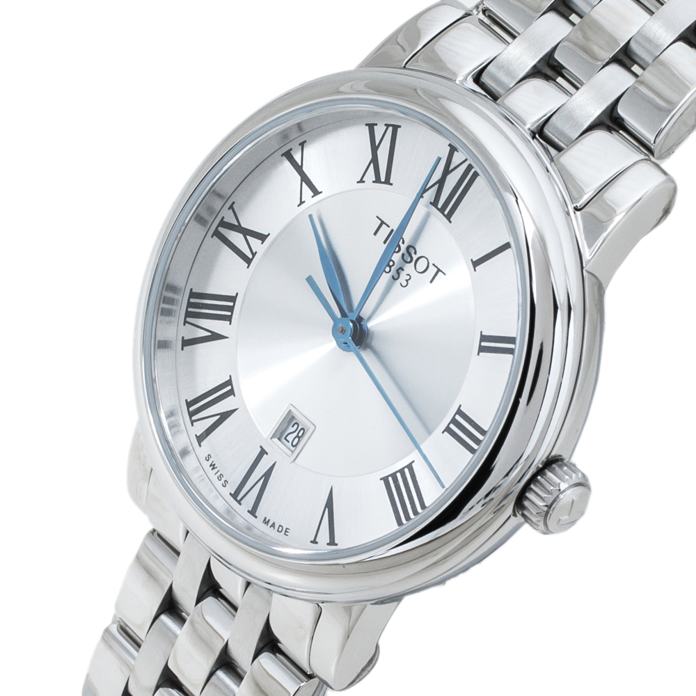 

Tissot Silver Stainless Steel Carson Premium T122210A Women's Wristwatch