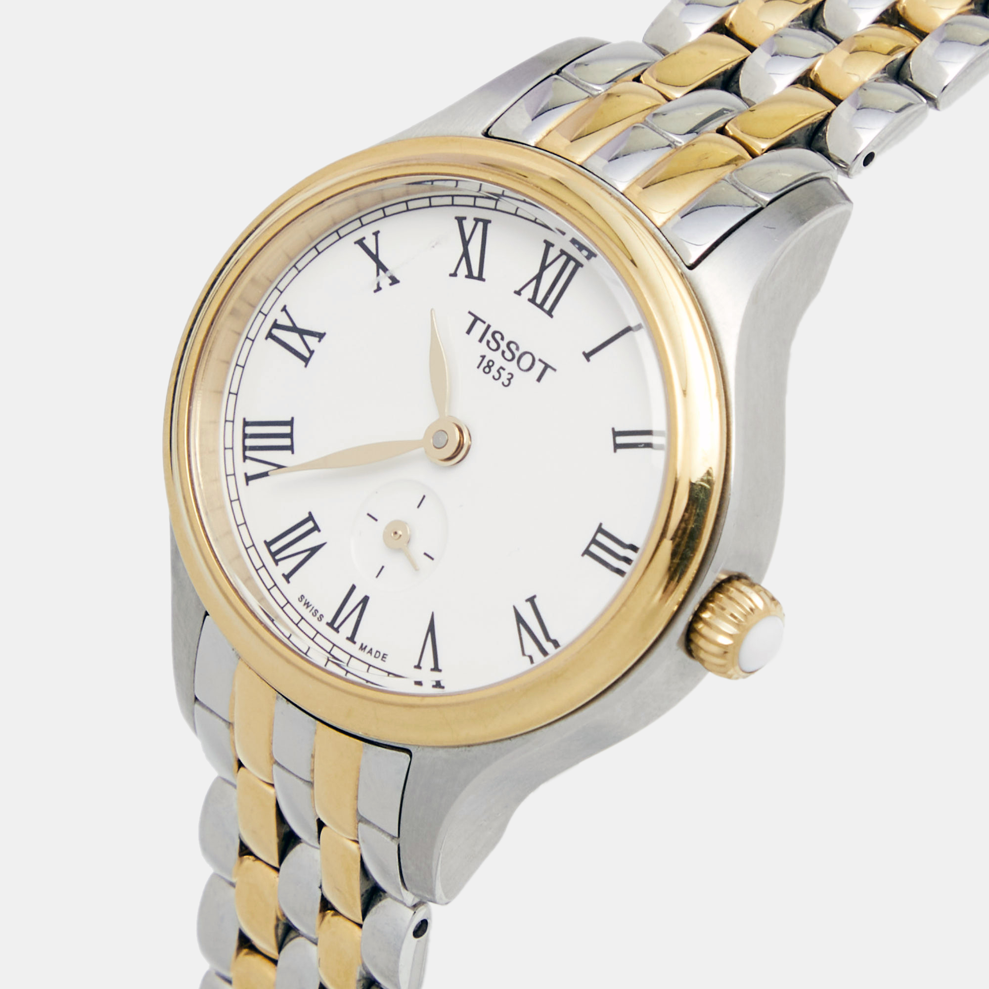 

Tissot White Two Tone Stainless Steel Bella Ora T103110 Women's Wristwatch