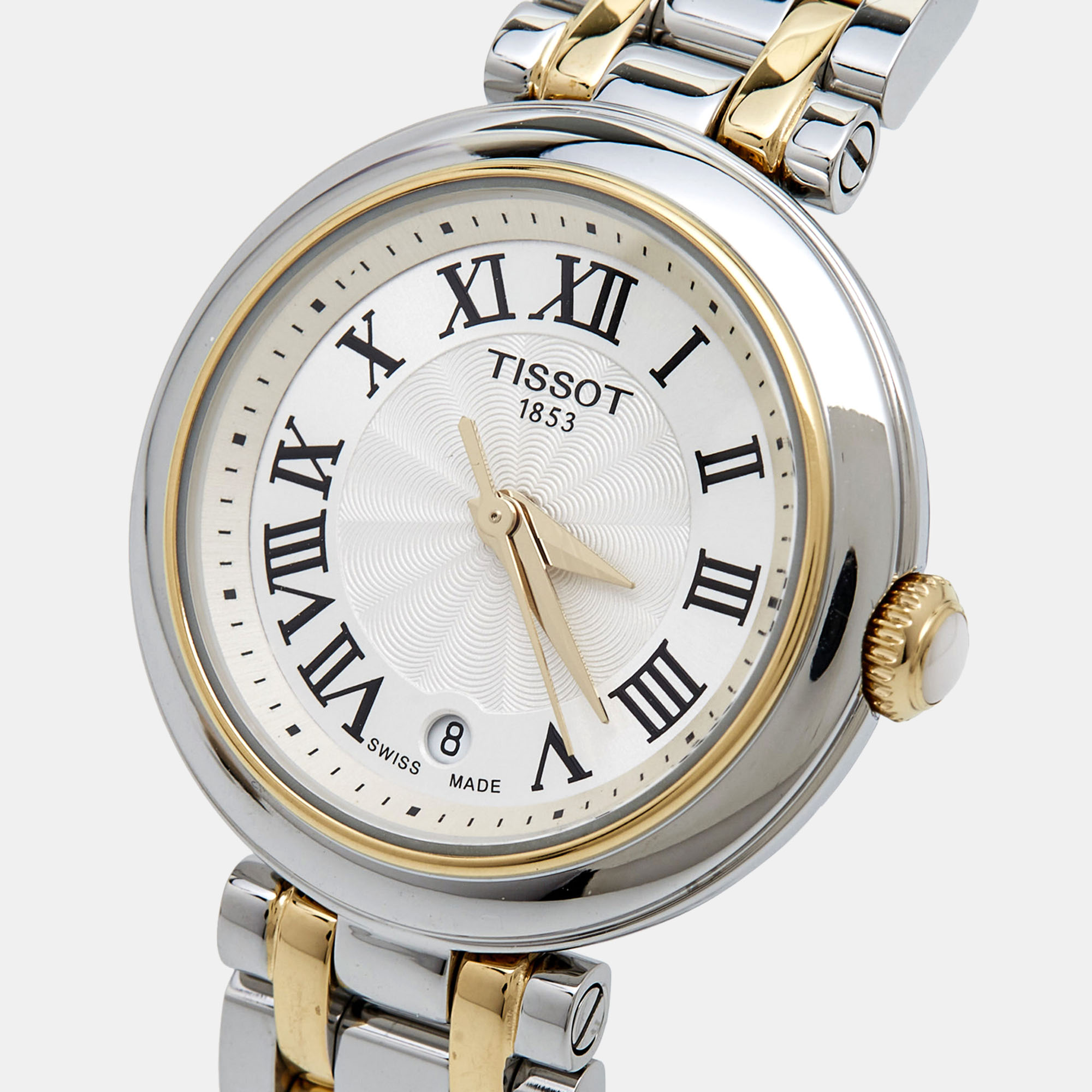

Tissot Silver Two-Tone Stainless Steel Bellissima T126.010.22.013.00 Women's Wristwatch