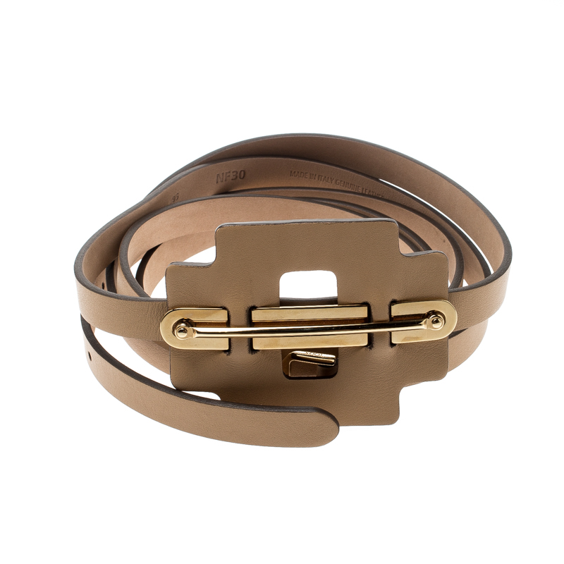 

Tod's Beige Leather Belt