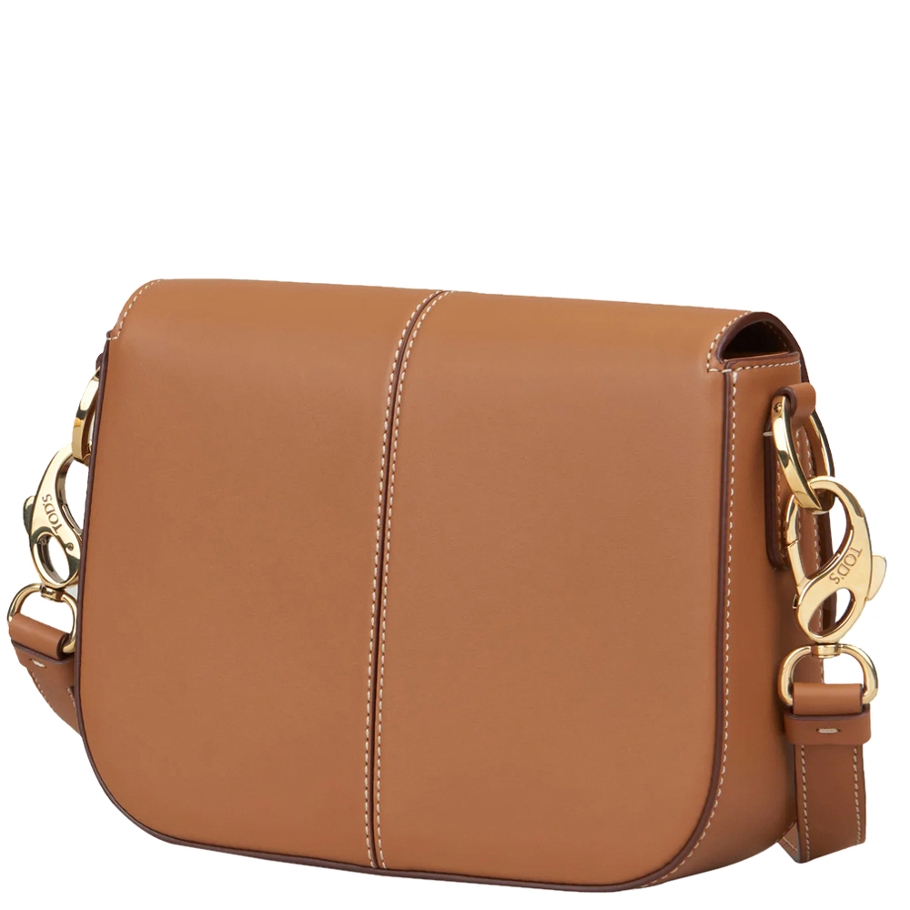 

TOD'S Brown Leather Pattina Crossbody Bag