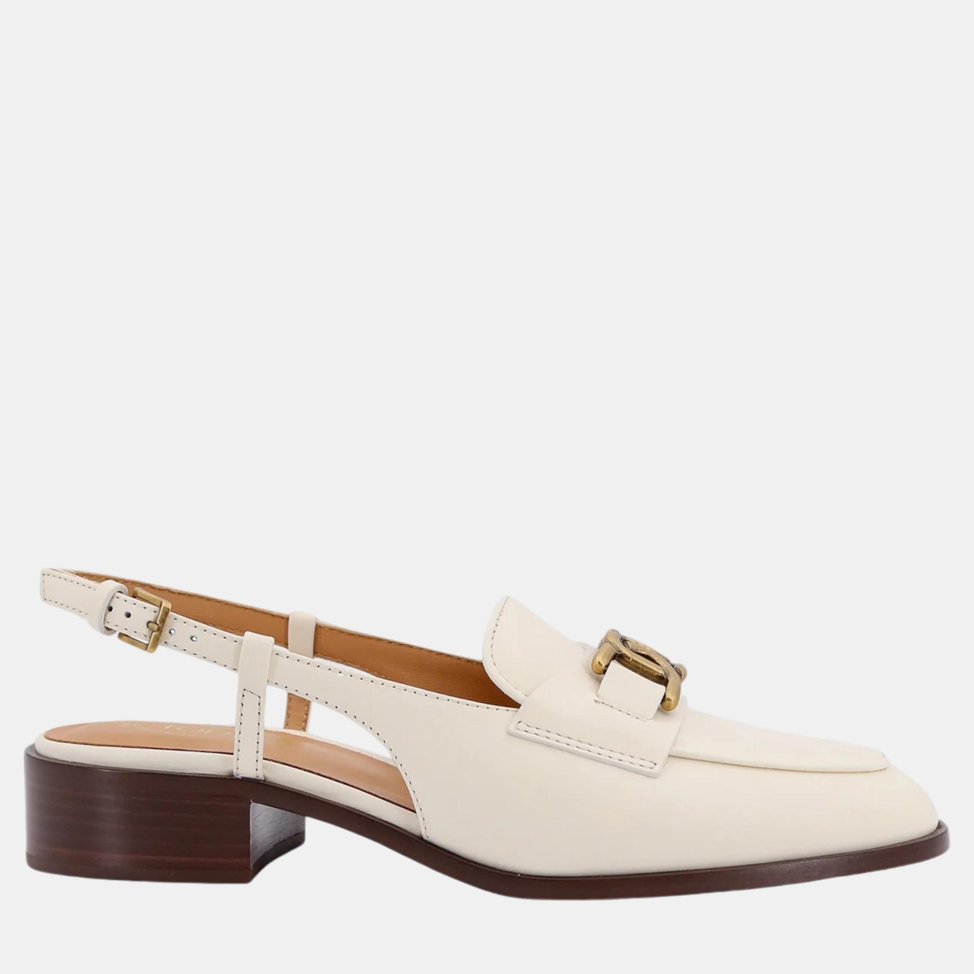 

Tod'S White Loafers