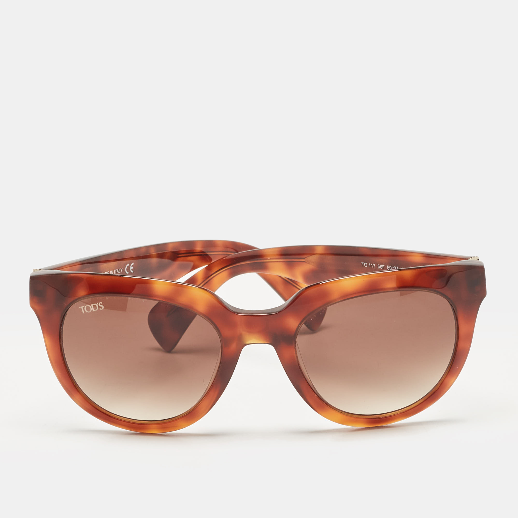 

Tod's Tortoise Gradient TO 117 Wayfarer Sunglasses, Brown