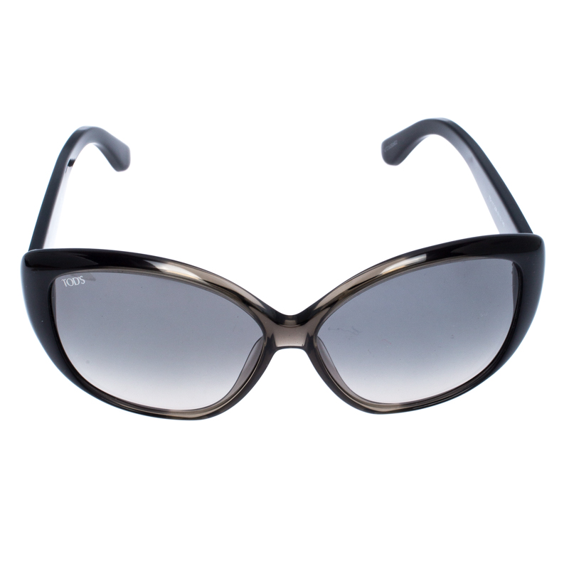 

Tod's Black/ Grey Gradient TO111 Oversized Sunglasses