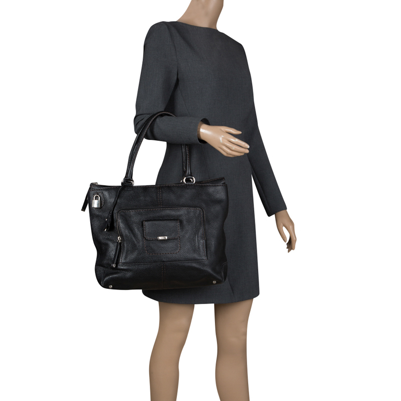 

Tod's Black Leather Tote