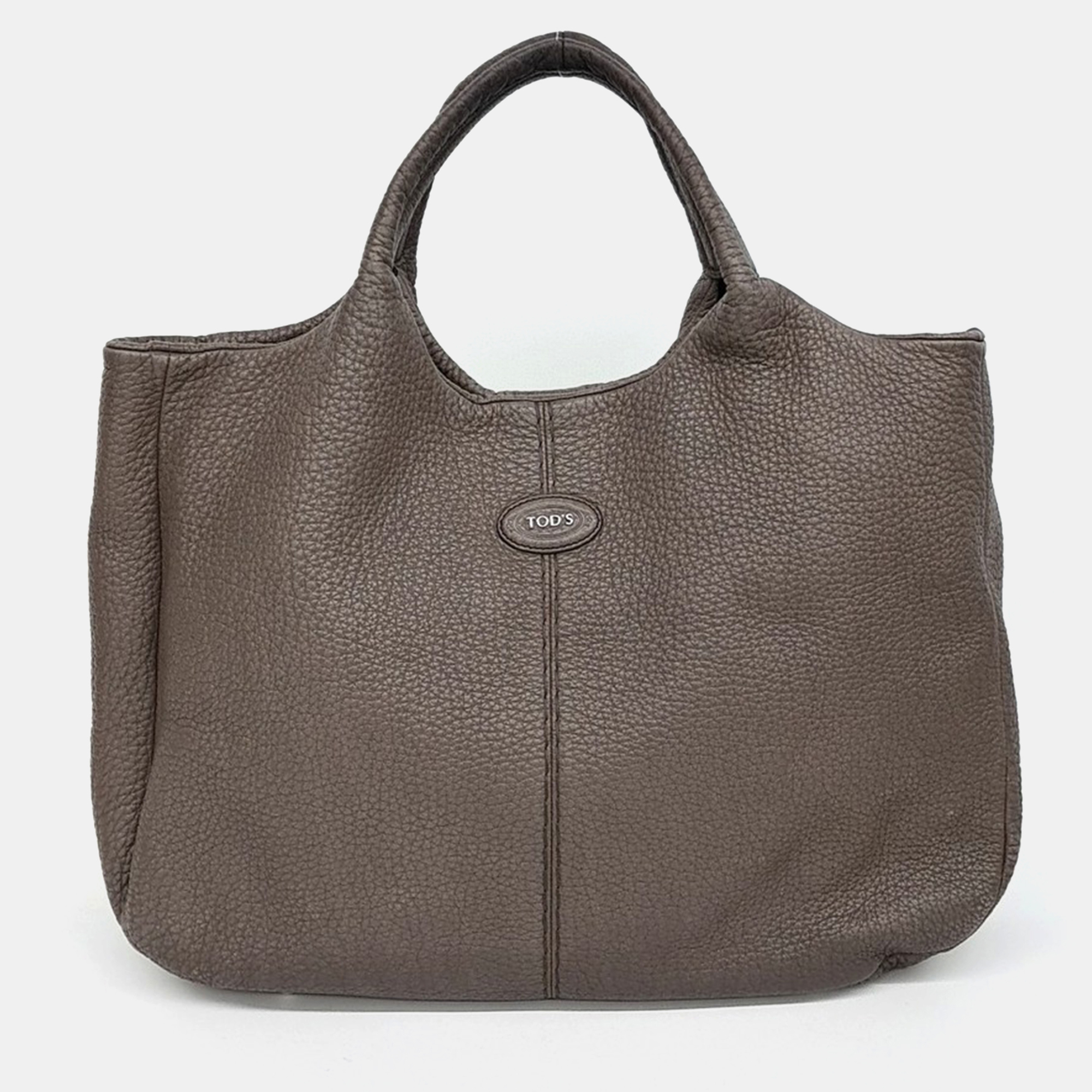 Pre-owned Tod's Brown Leather Tote Bag