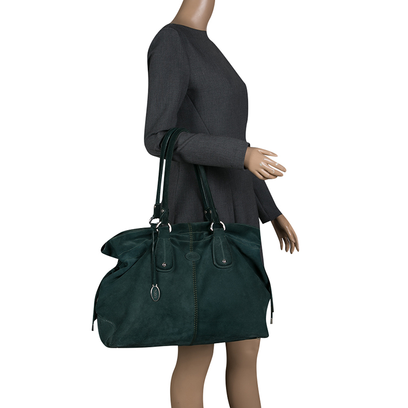 

Tod’s Green Suede Tote