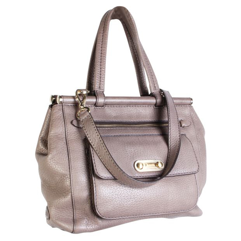 

Tod's Gray Leather Shoulder Bag, Grey