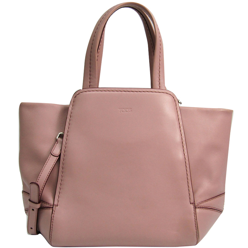 Tod S Pink Leather Shoulder Bag Tod S Pink Leather Shoulder Bag
