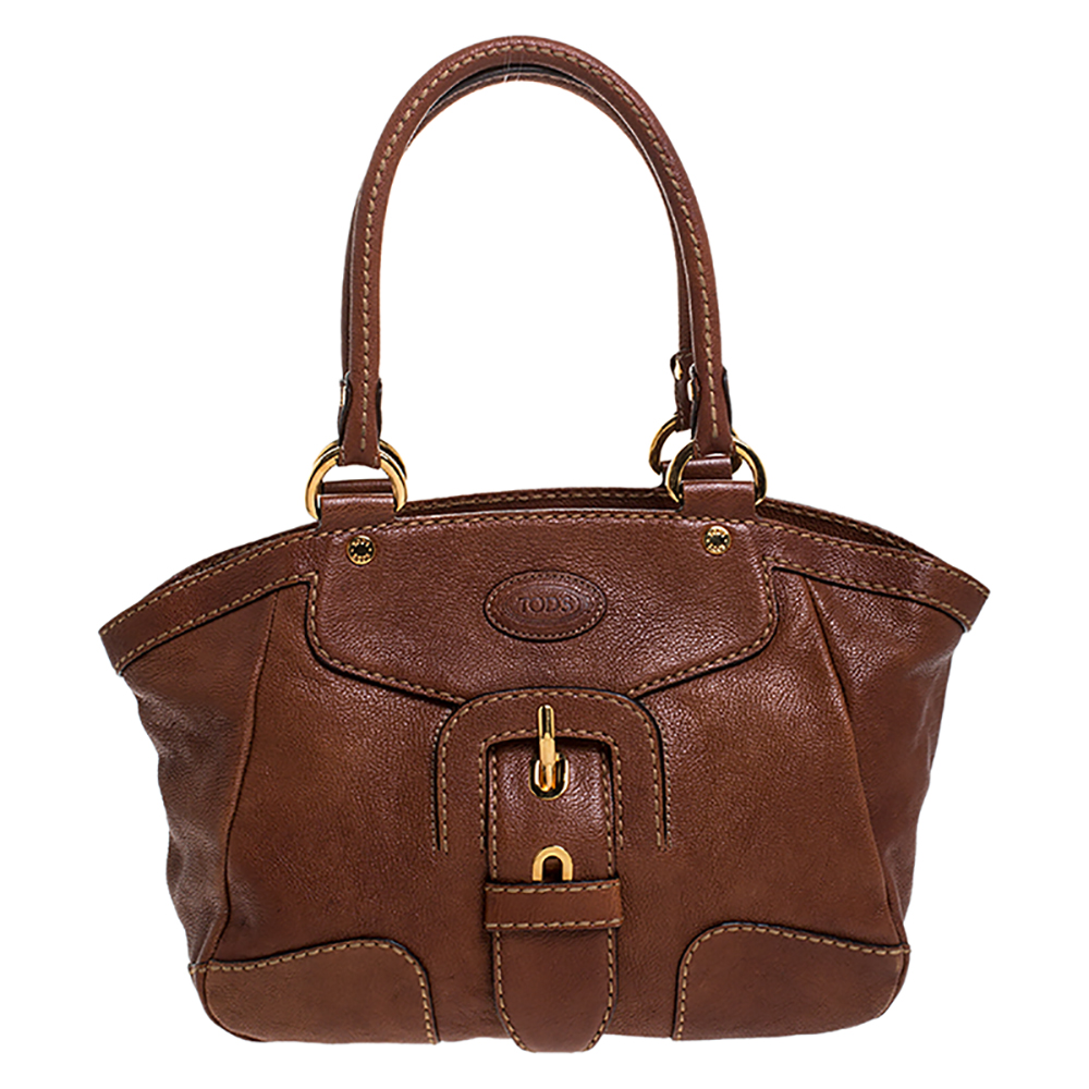 tod's leather satchel