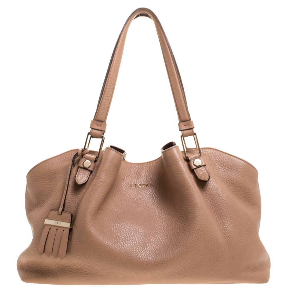 tod's leather shoulder bag