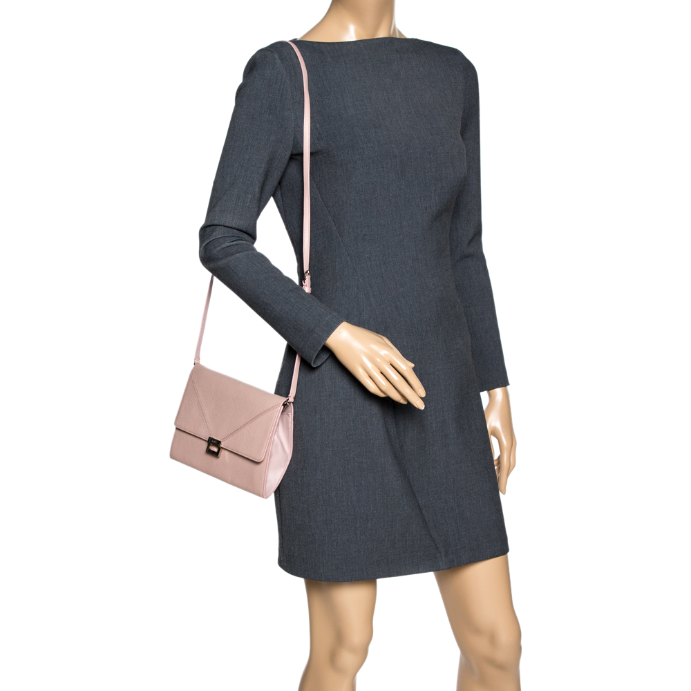 

Tod's Beige Leather D-Cube Crossbody Bag