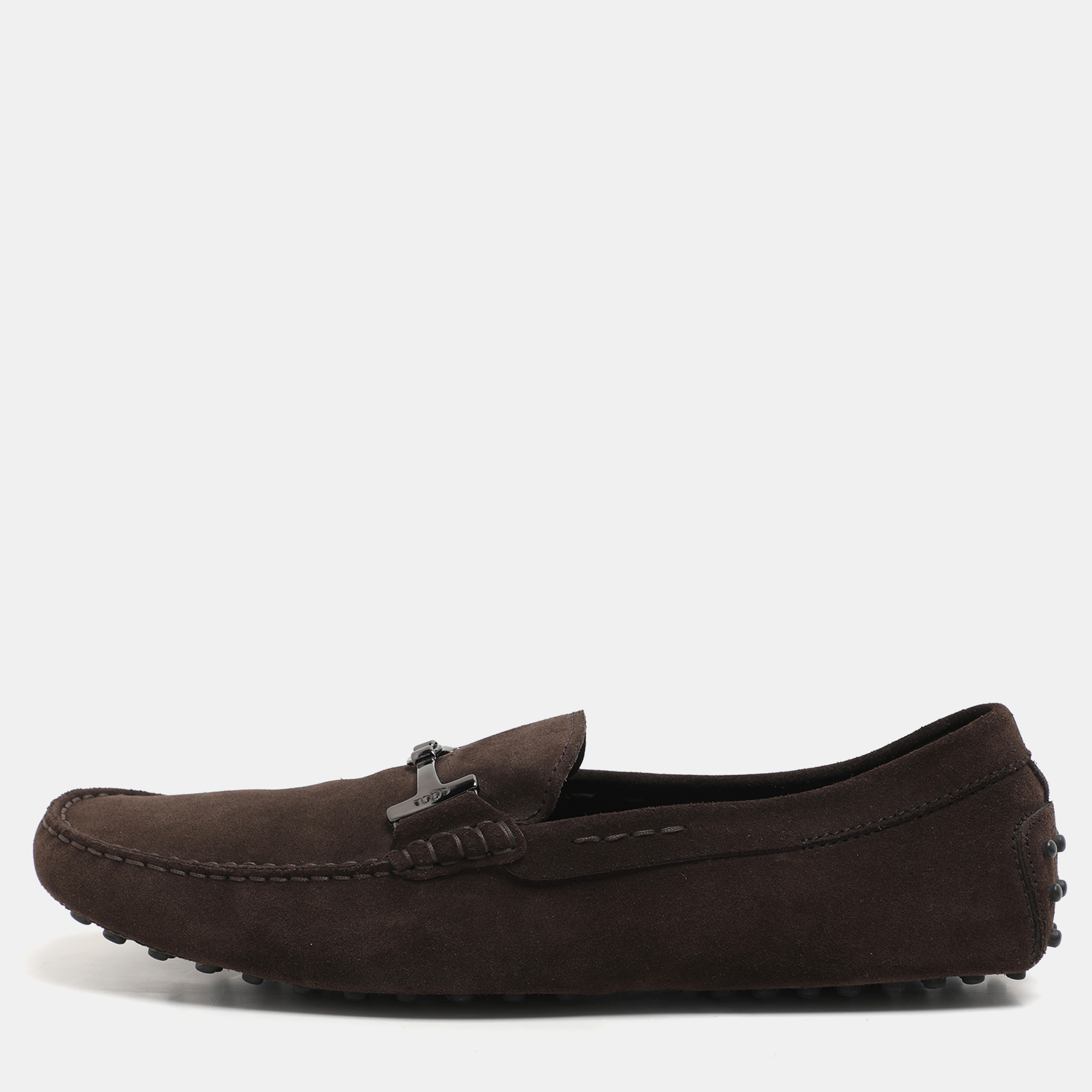

Tod's Brown Suede Penny Loafers Size 43.5