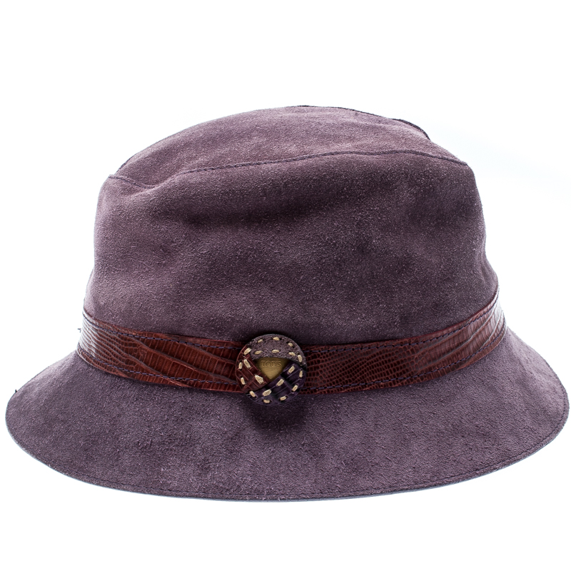 purple bowler hat