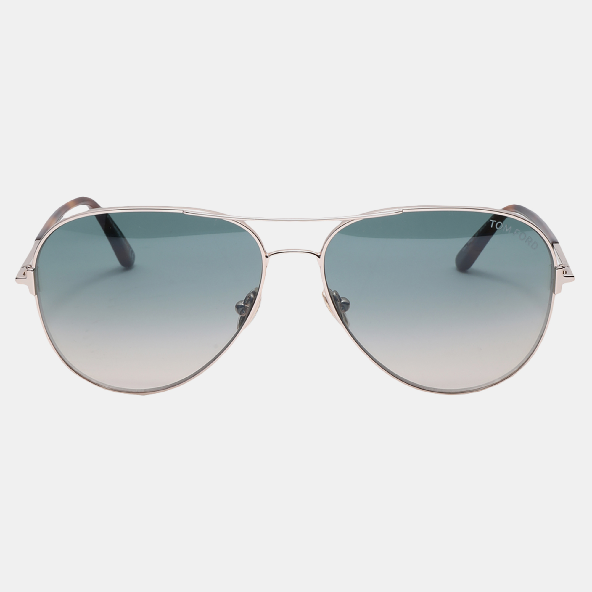 Pre-owned Tom Ford Metal Unisex Sunglasses 59 In Blue
