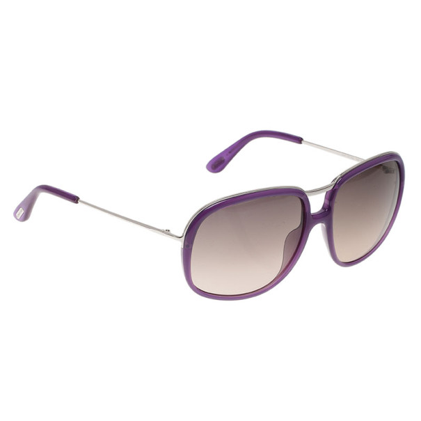 Tom Ford Purple Cori Square Sunglasses