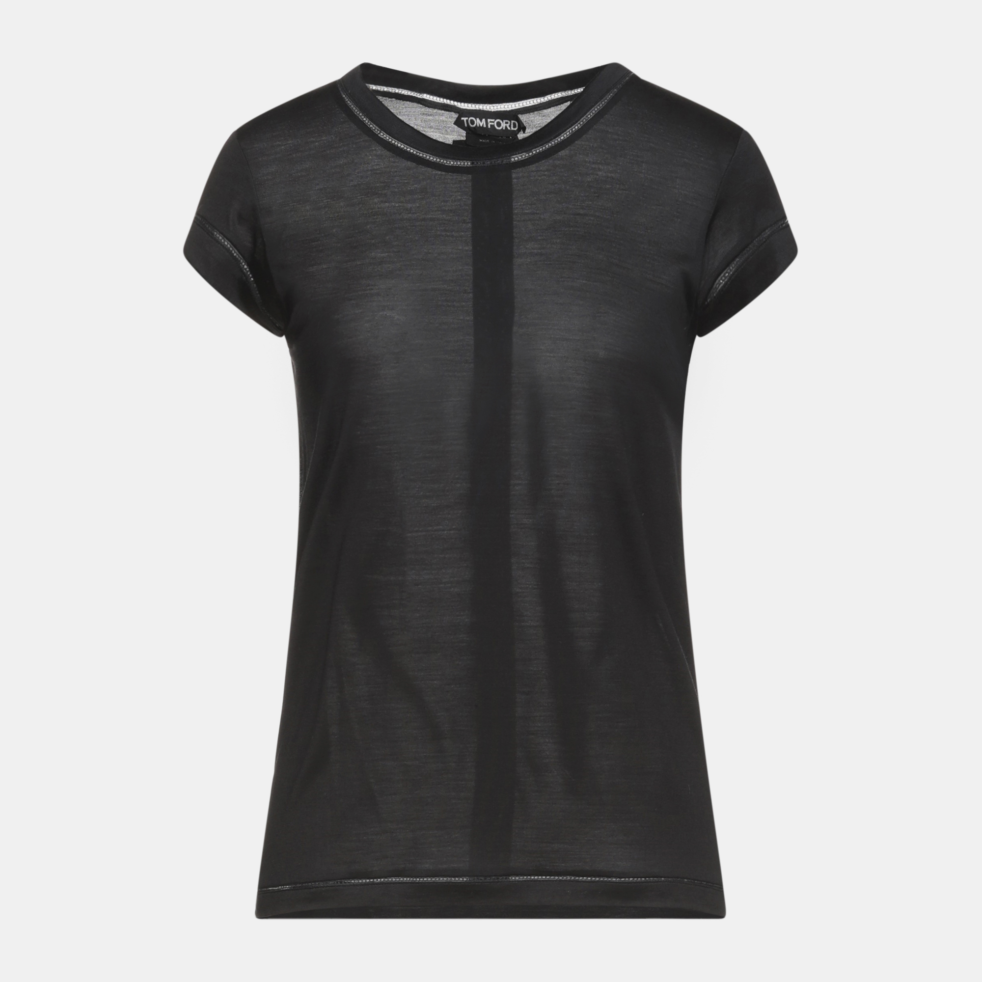 

Tom Ford Silk T-shirts 40, Black