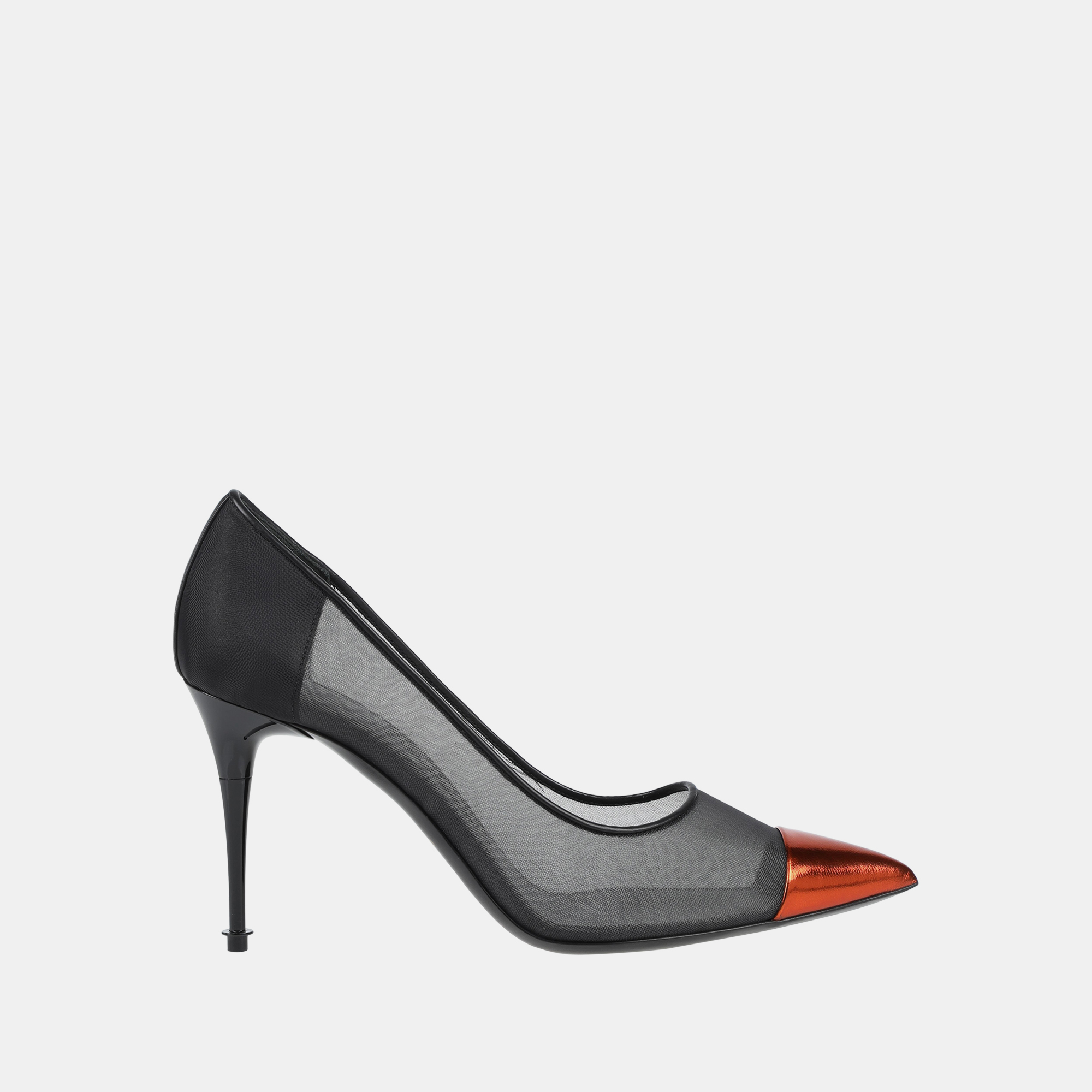

Tom Ford Mesh and Leather Pumps, Black