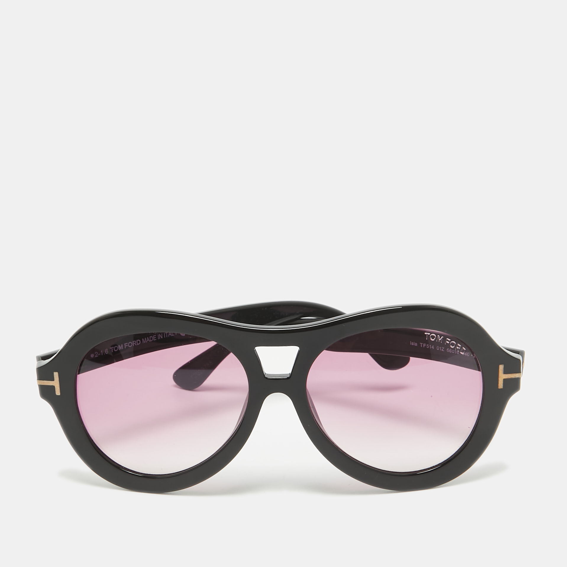 

Tom Ford Pink Gradient TF 514 Isla Oversized Sunglasses