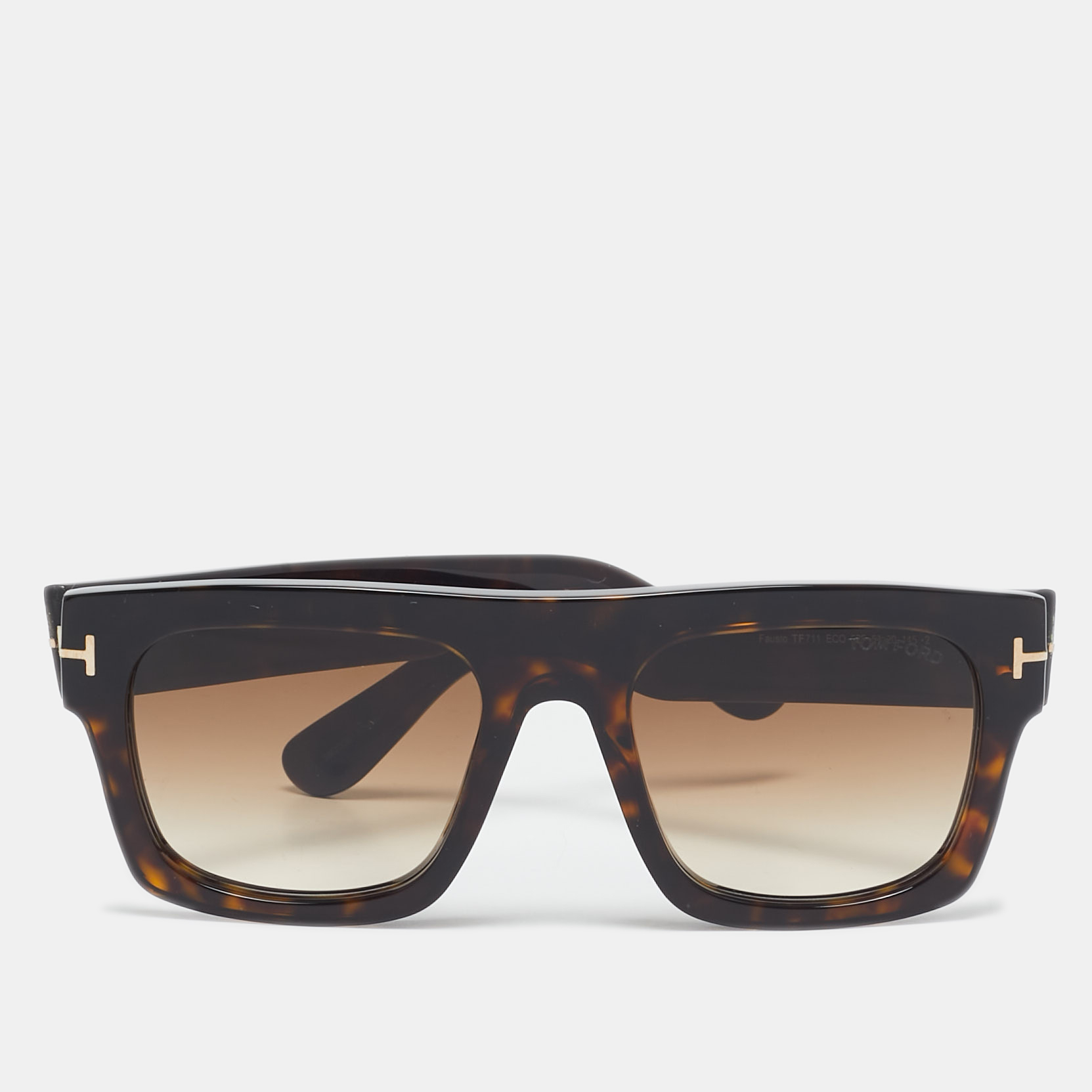 

Tom Ford Brown Tortoiseshell Effect TF771 Square Sunglasses