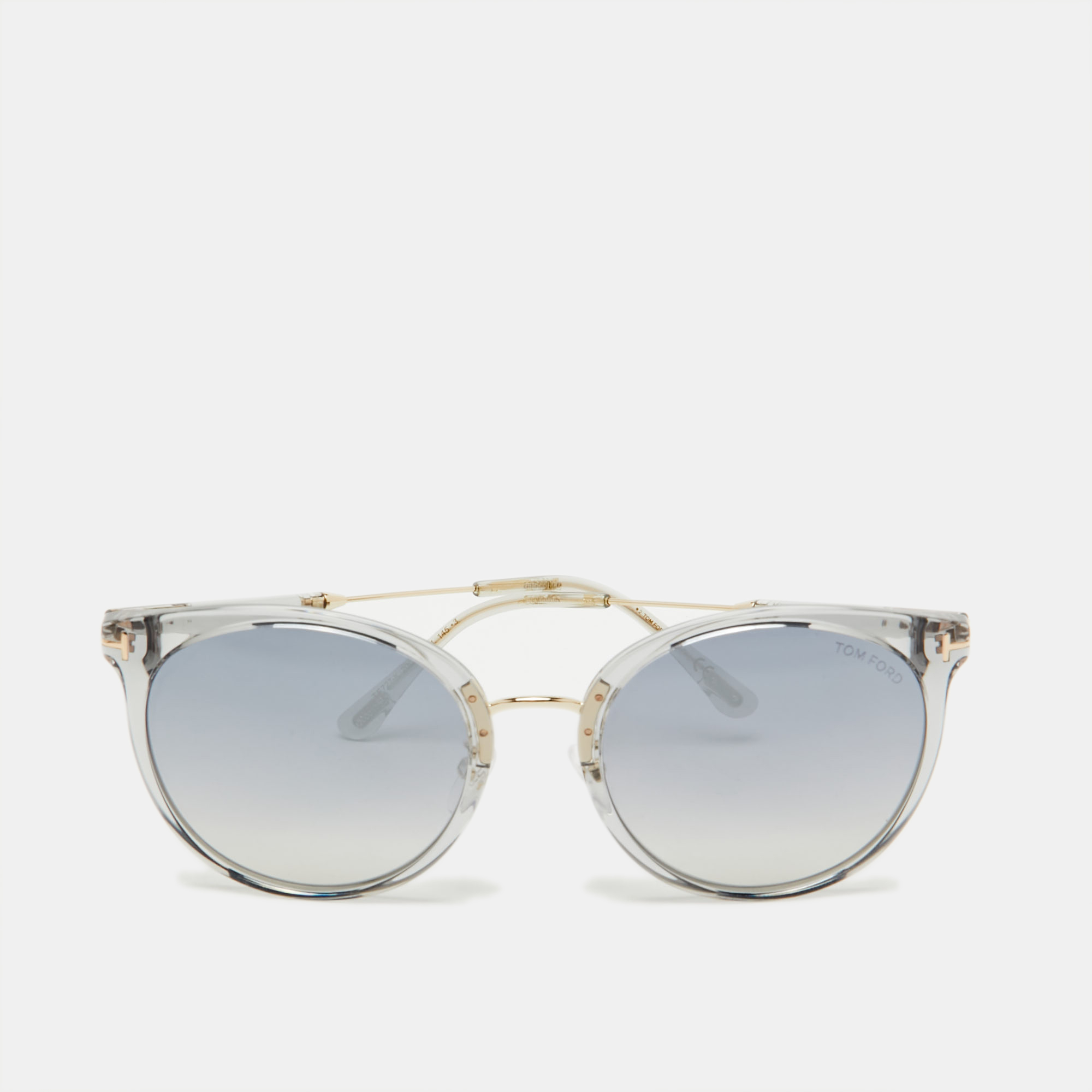 

Tom Ford Grey Gradient TF727-K Cat-Eye Sunglasses