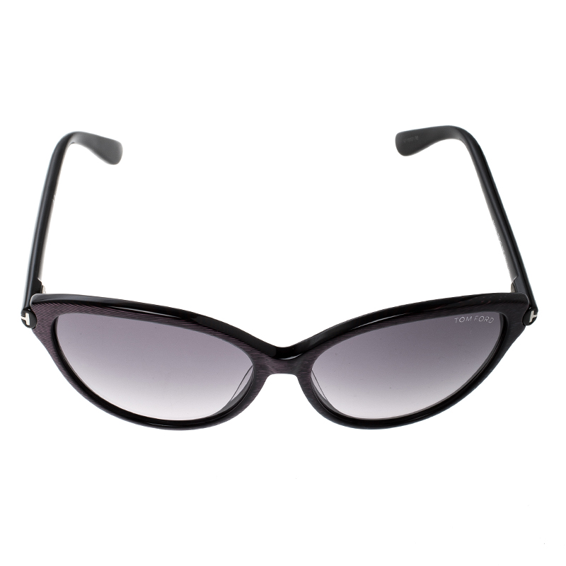 

Tom Ford Black/ Black Gradient TF342 Priscila Cat Eye Sunglasses