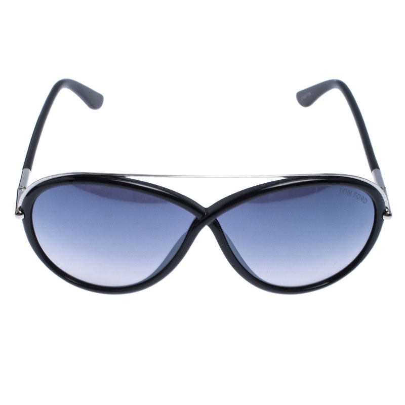 

Tom Ford Black/Grey Gradient TF454 Tamara Butterfly Sunglasses