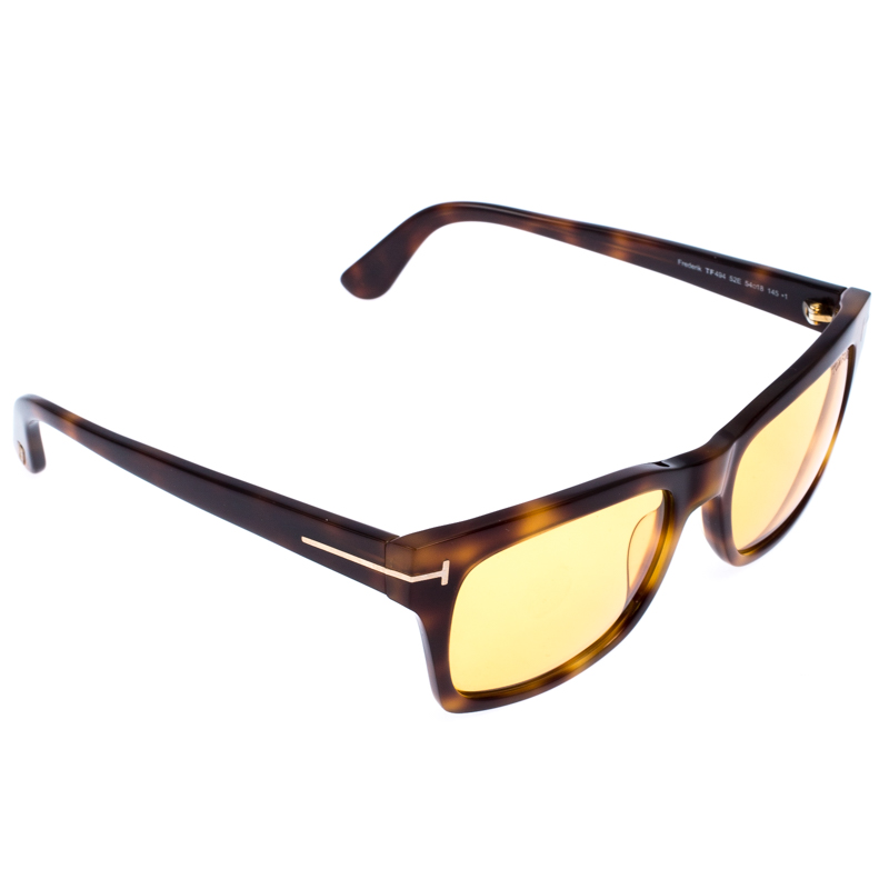 Tom Ford Light Brown Tortoise Frederik Square Sunglasses Tom Ford | TLC