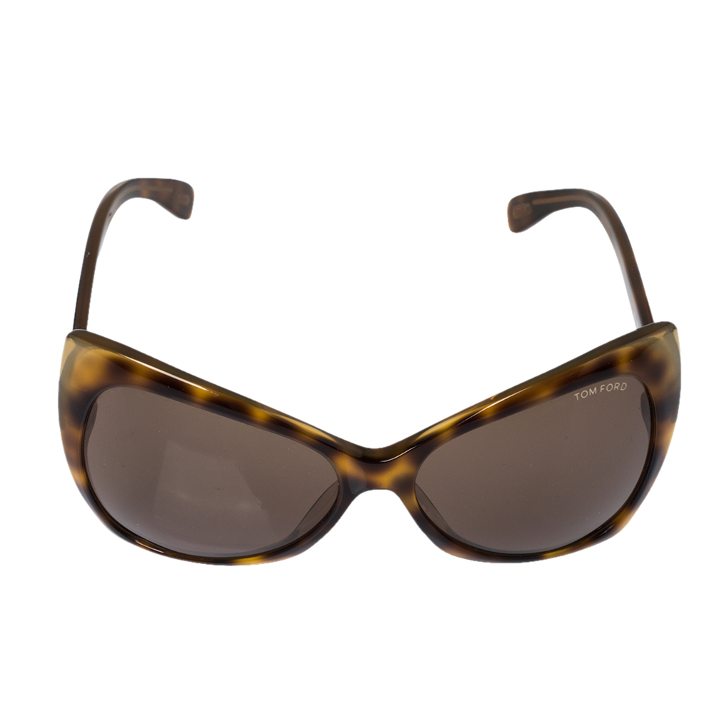 

Tom Ford Brown Havana / Brown TF175 Nico Butterfly Sunglasses
