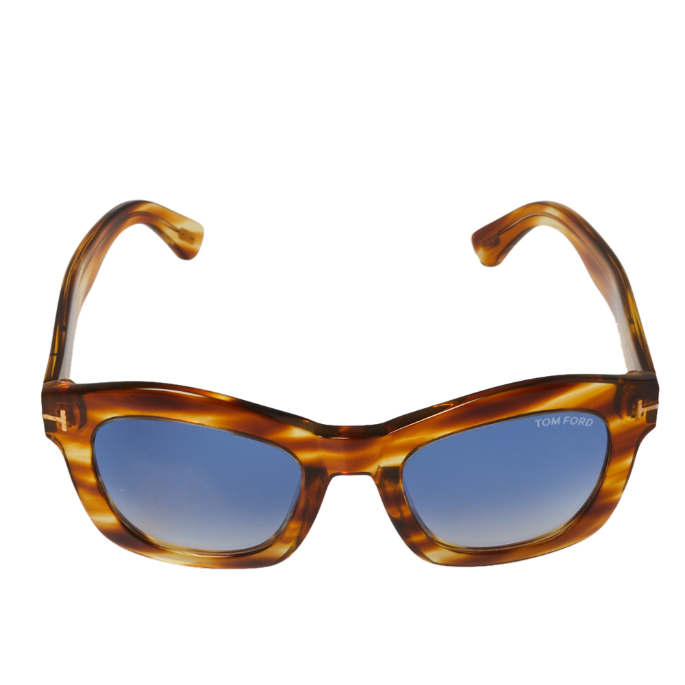 

Tom Ford Blonde Havana / Grey Gradient TF431 Greta Sunglasses