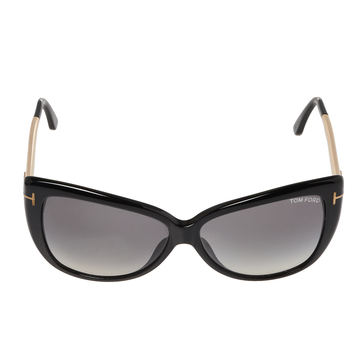 

Tom Ford Black/ Smoke Gradient FT0512 Reveka Cat Eye Sunglasses, Grey