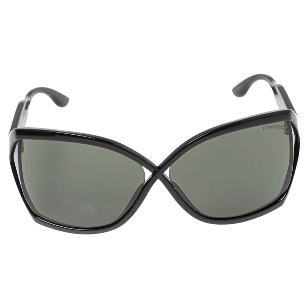 

Tom Ford Black Julianne Oversized Sunglasses