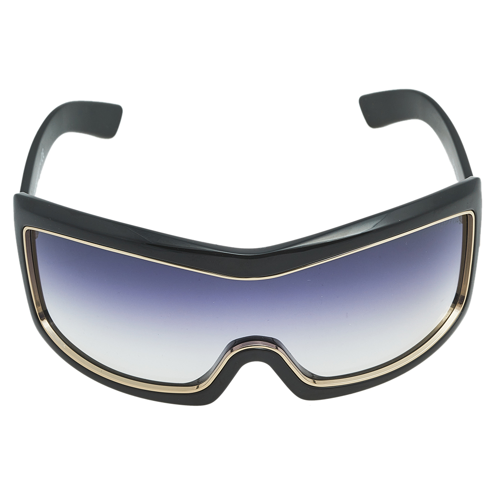 

Tom Ford Black/ Purple Gradient FT0305 Olga Oversized Sunglasses