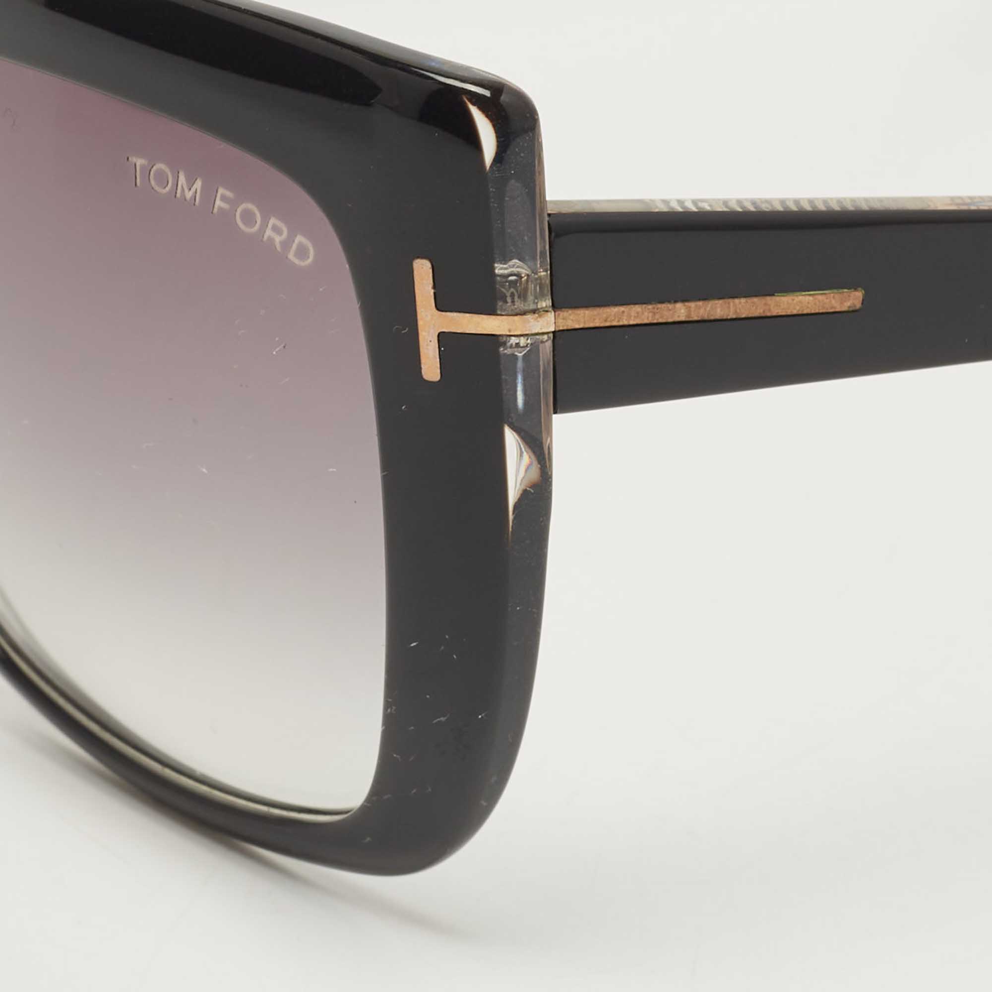 

Tom Ford Black Irina Gradient Sunglasses