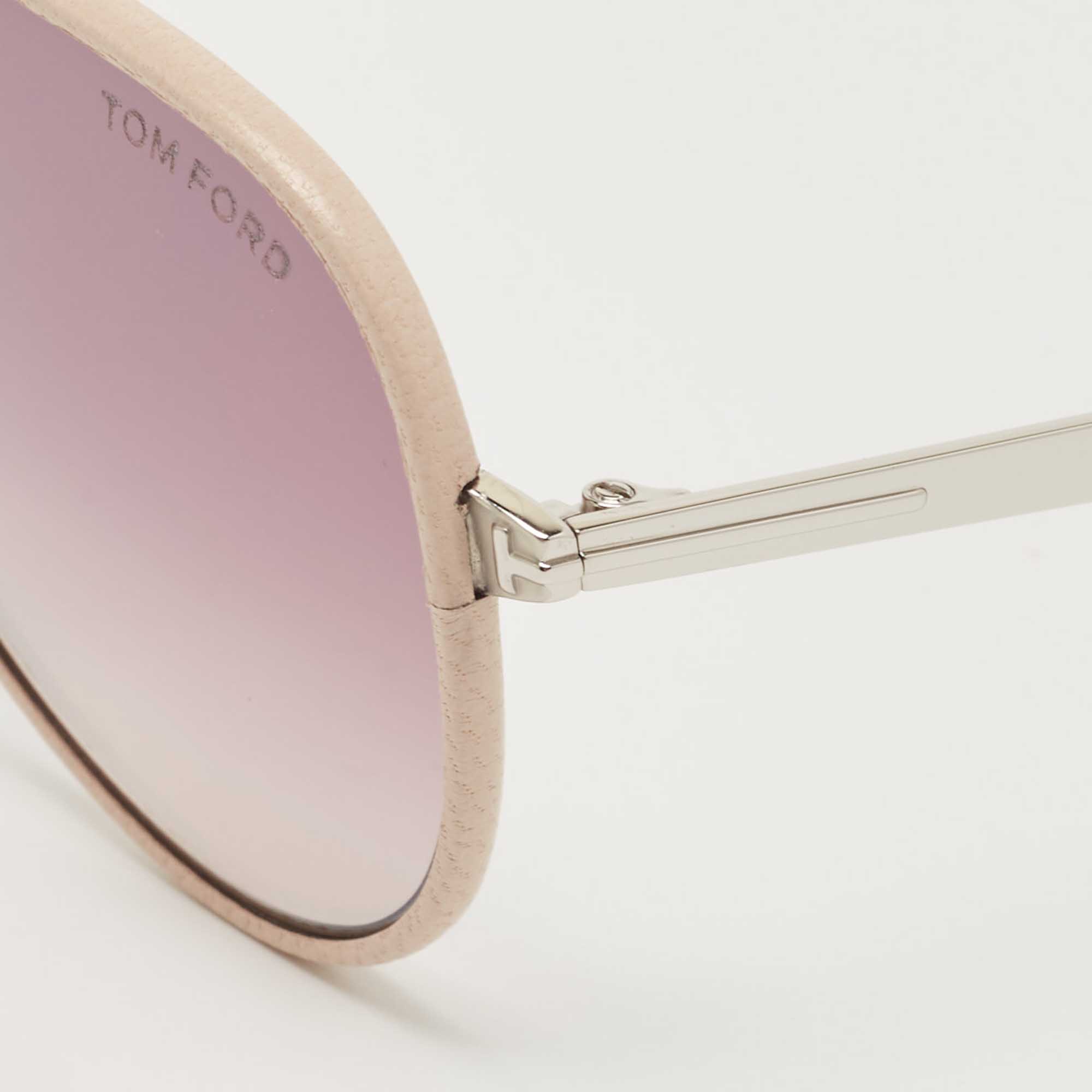 

Tom Ford Pink Jessie 02 TF1016 Gradient Sunglasses Aviator Sunglasses