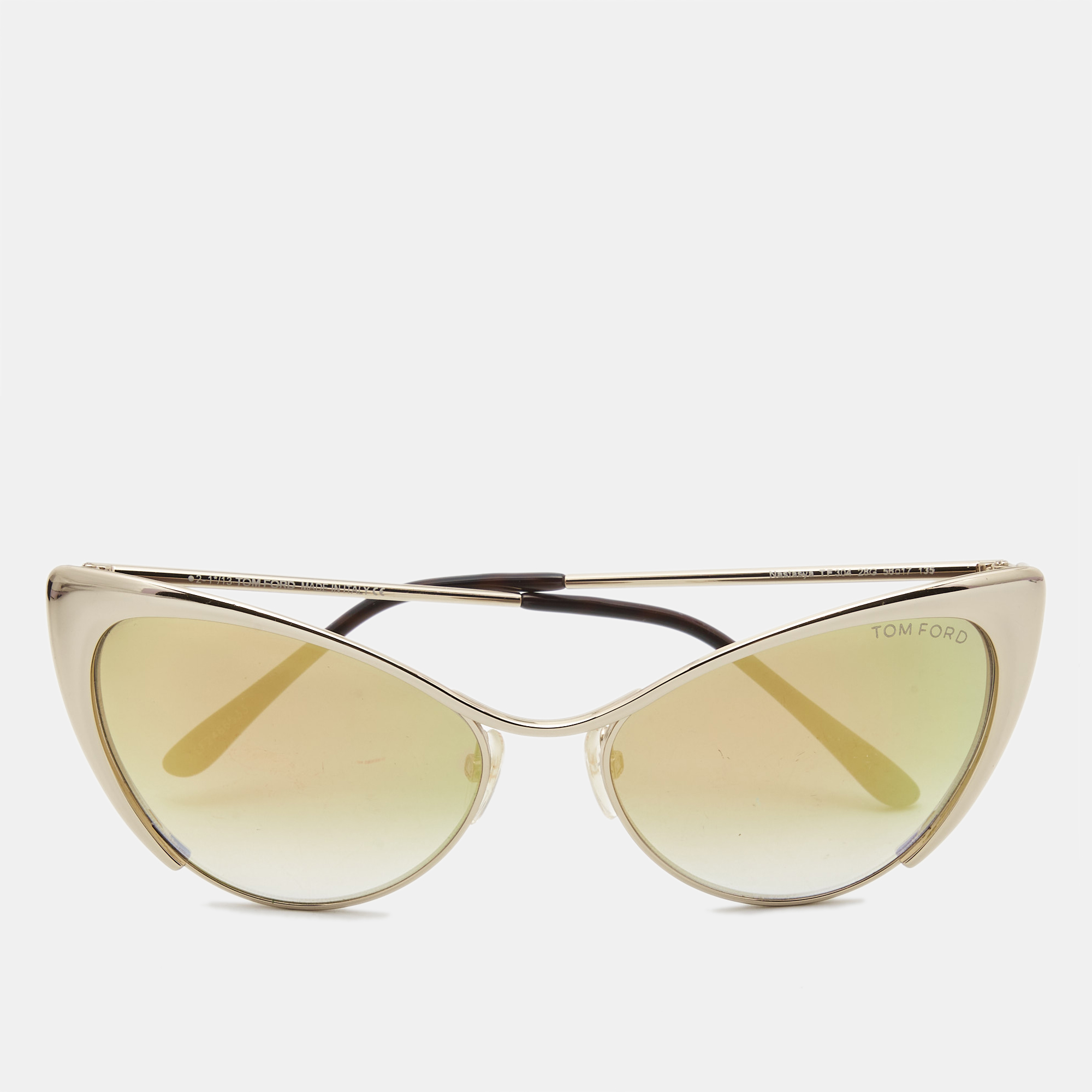 

Tom Ford Gold Gradient Nastasya TF304 Cat Eye Sunglasses