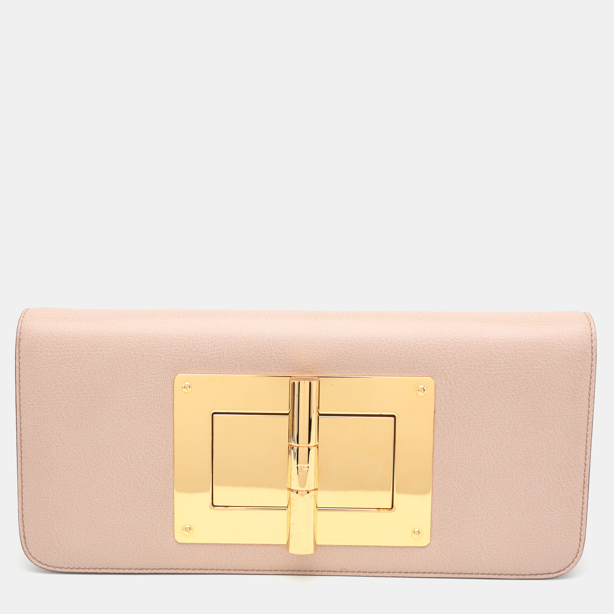 

Tom Ford Beige Leather Natalia Shoulder Bag