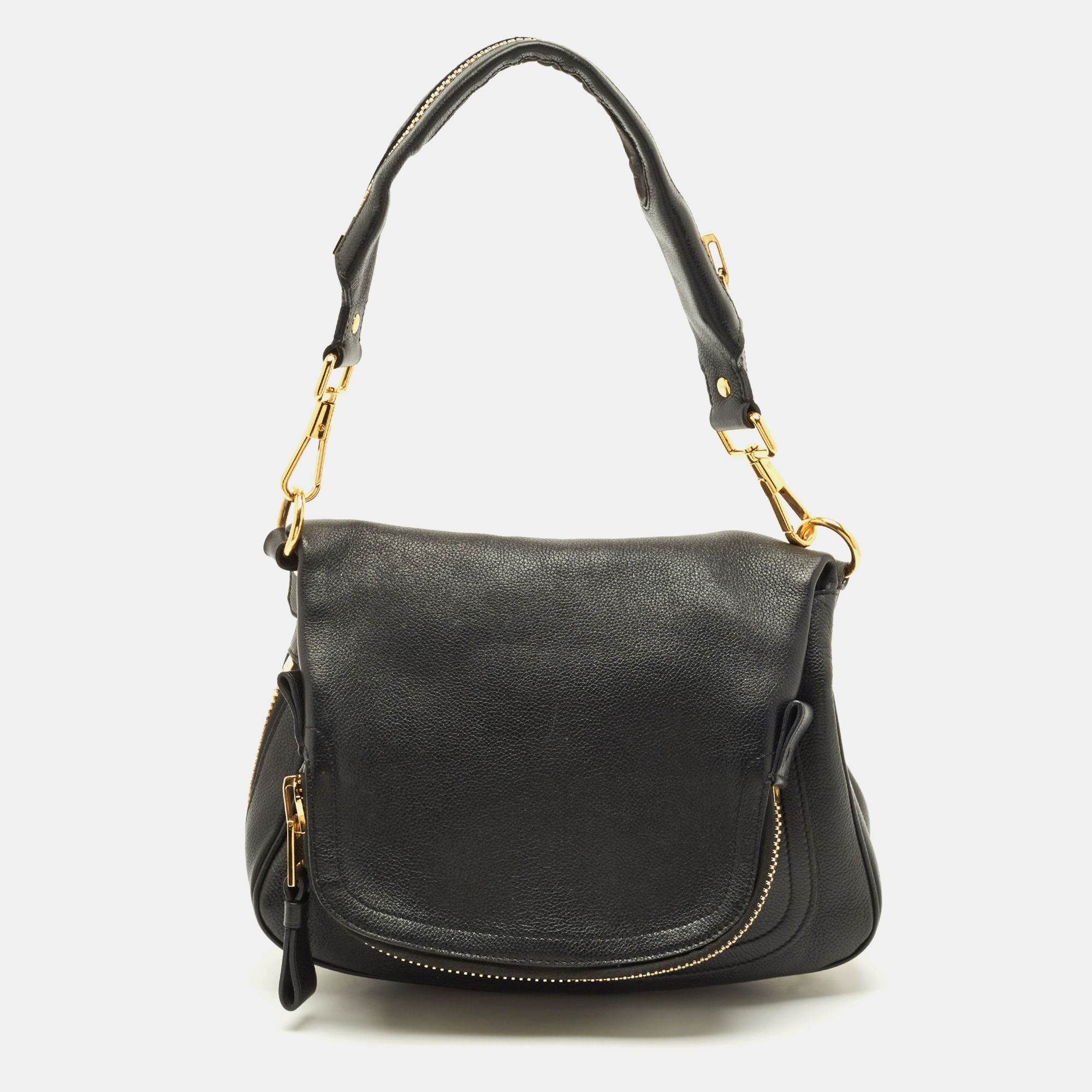 

Tom Ford Black Leather  Jennifer Shoulder Bag