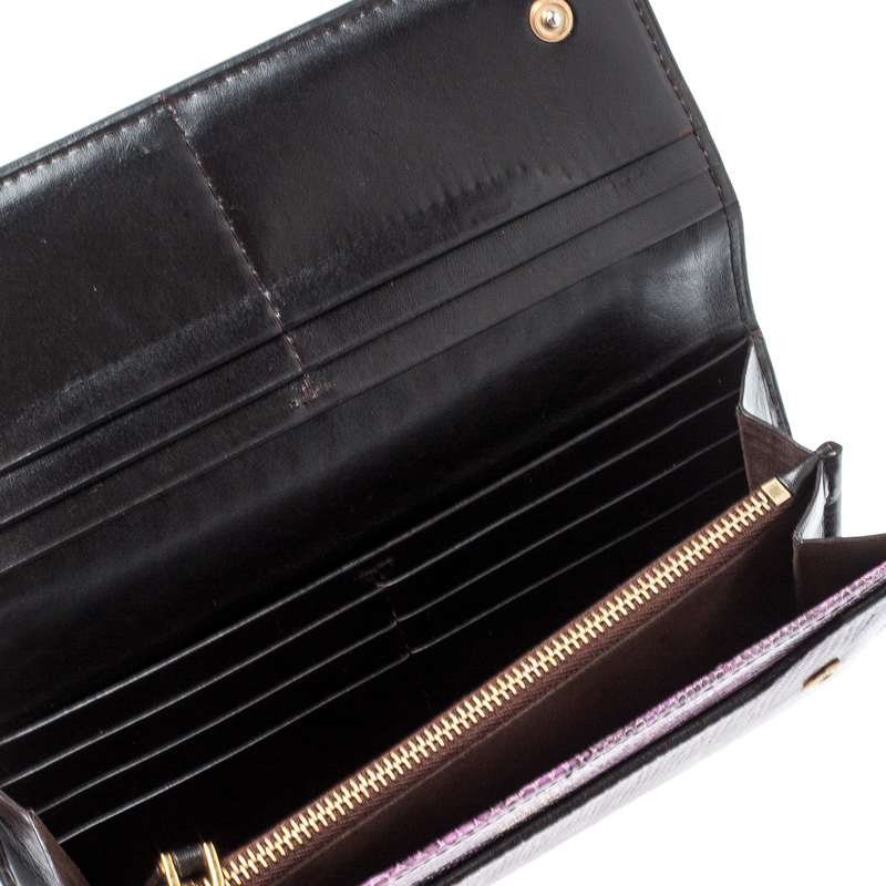 

Tom Ford Purple Lizard Continental Wallet