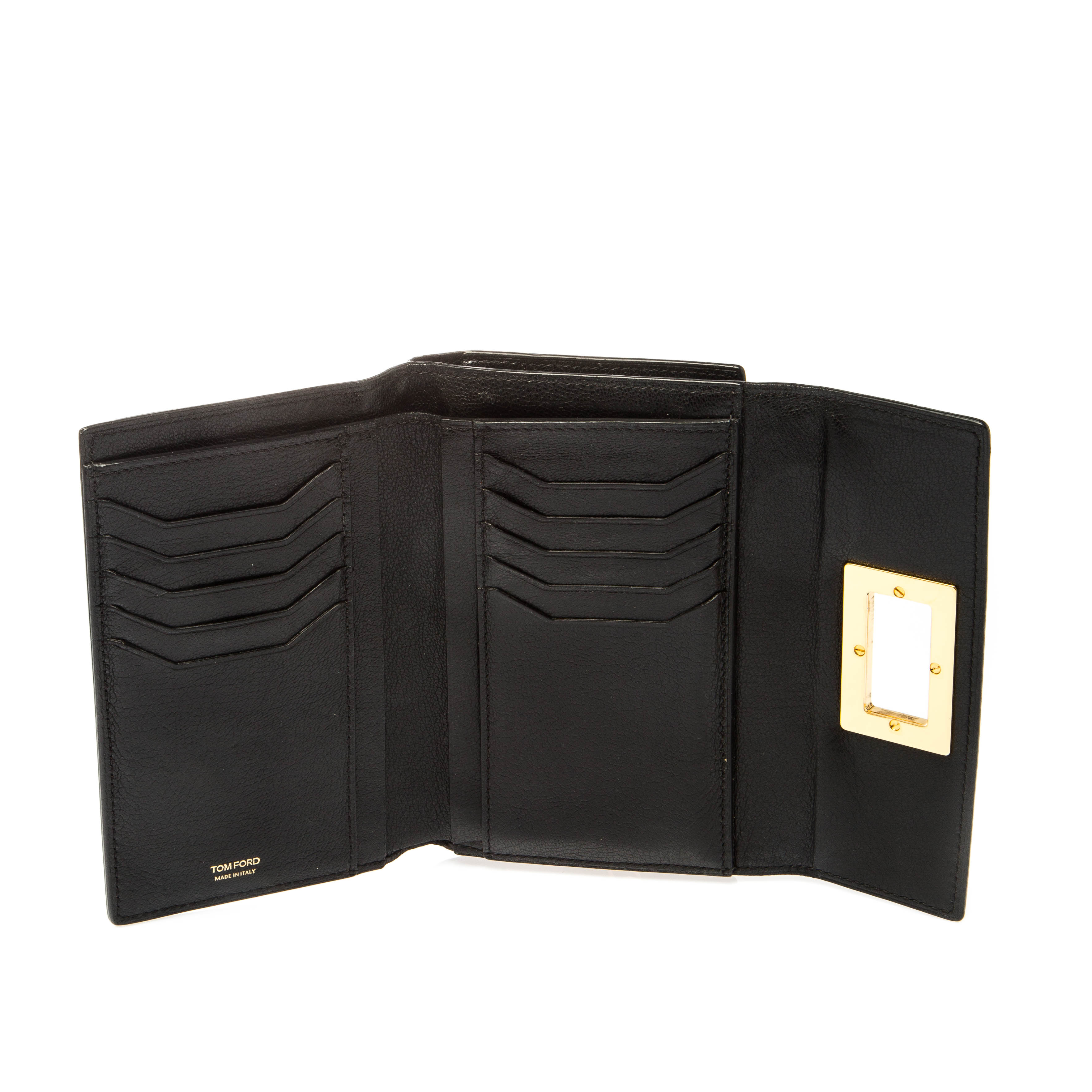 

Tom Ford Black Leather Bifold Wallet