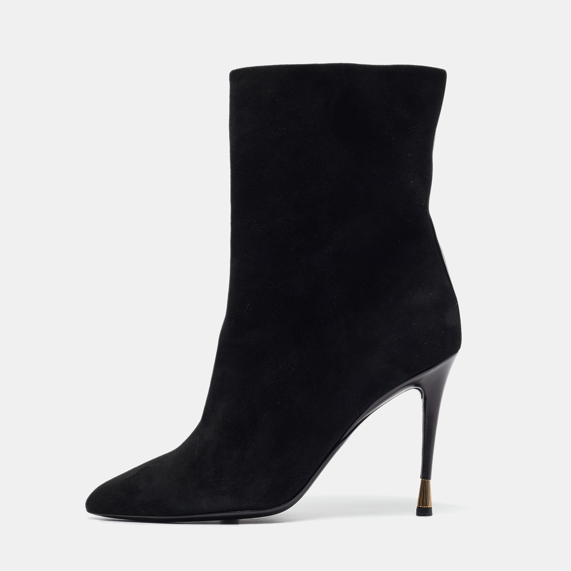 

Tom Ford Black Suede Ankle Length Boots Size