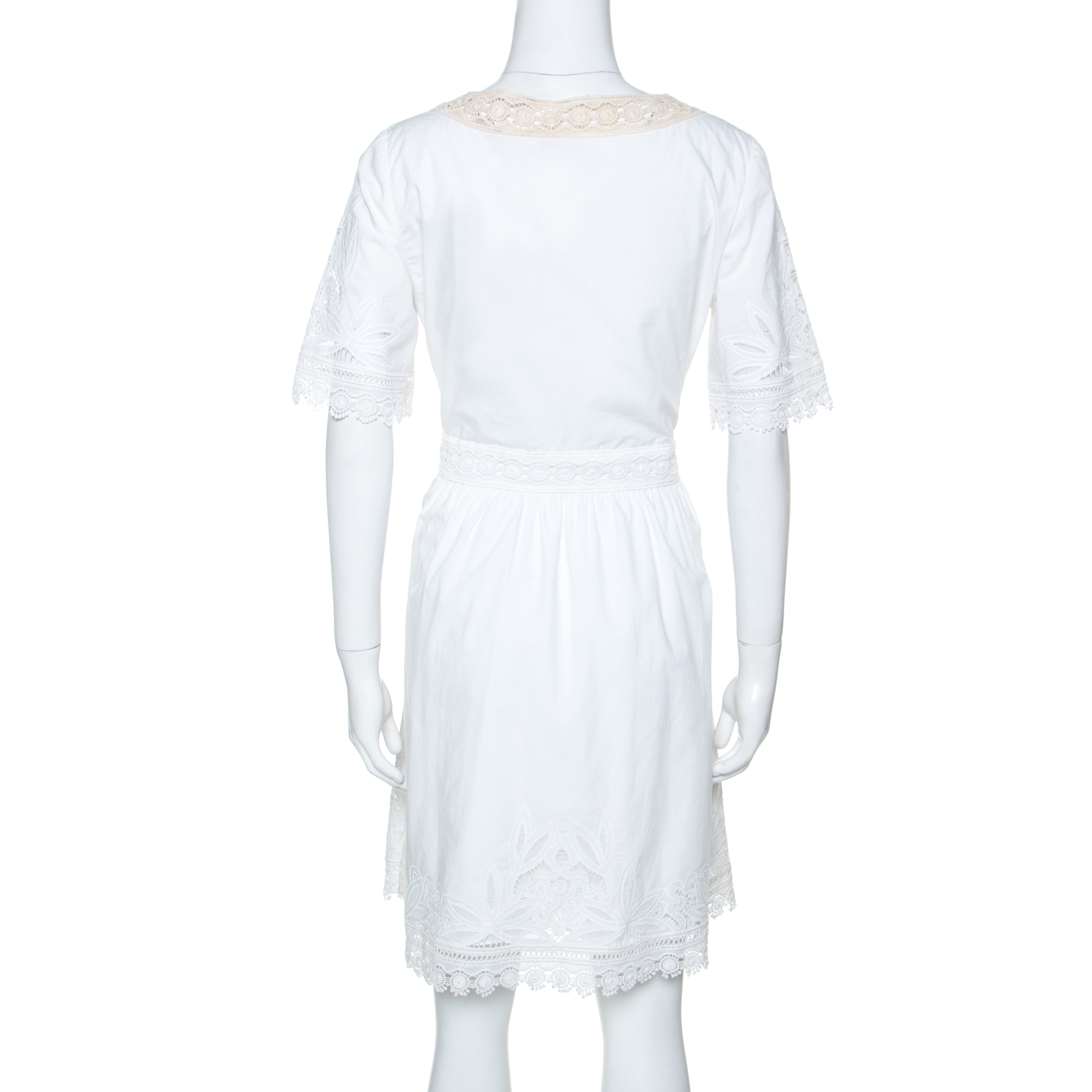 tory burch white dress