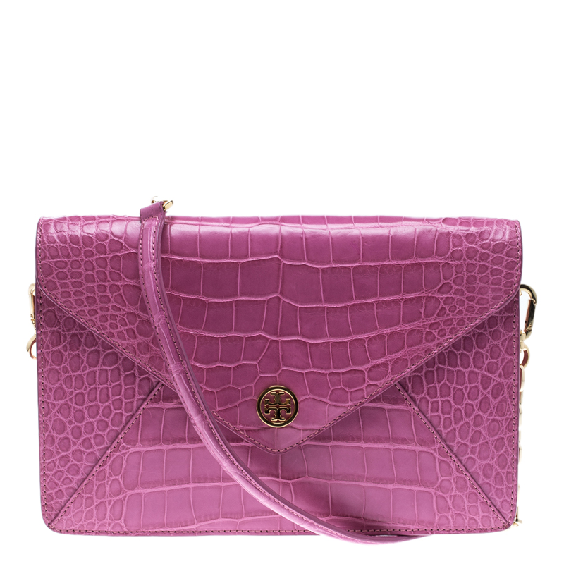 tory burch crocodile bag