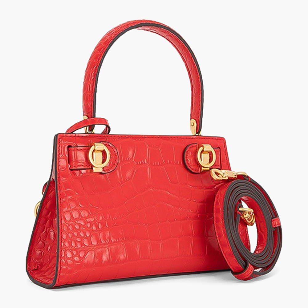 

Tory Burch Red Leather Lee Radiwill Petite Bag